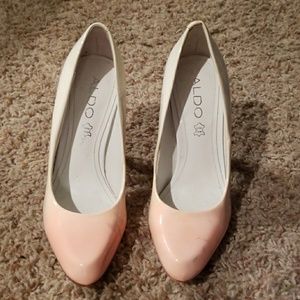 Aldo patent leather pumps